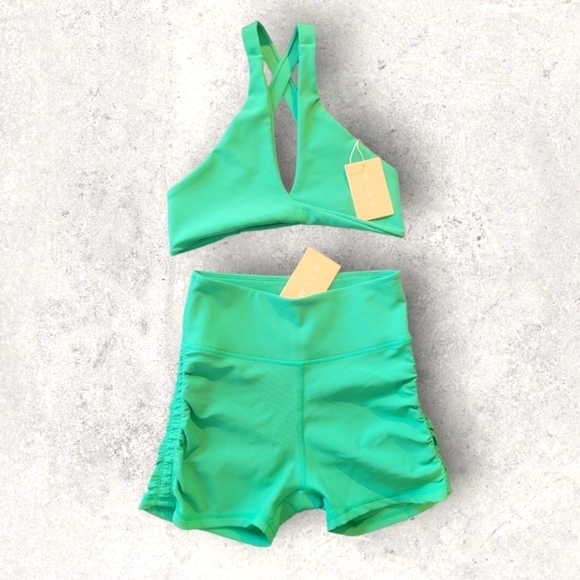 Wilo The Label Pants - Wilo THE LABEL Summer Green Bike Set